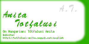 anita totfalusi business card